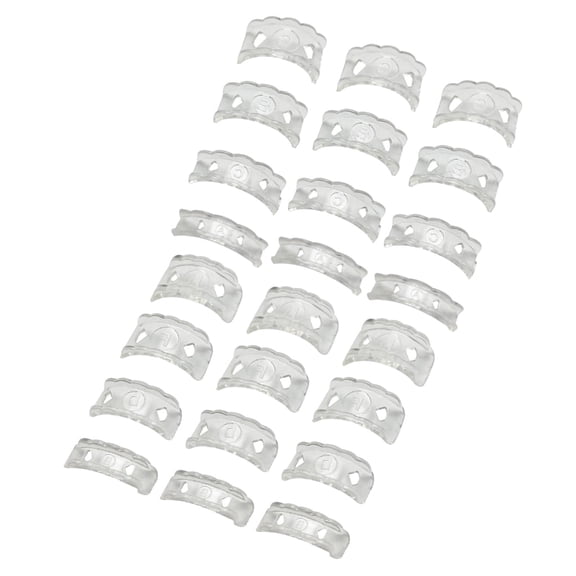 24pcs Silicone Ring Size Reducer for Everyday Use and Sports Invisible Adjuster Adjustable Ring Guard Jewelry Sizer Tool