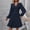Navy#2, variant on Prime Day Sales Today 2025!Viikei Casual Floral Print Short Sleeve Dress,Fashion Women Casual Comfy V-neck Long Sleeve Fold Ankle Dress Dresses