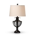 thumbnail image 1 of Baxton Studio Nayara Lampe de Table en Urne en Métal Noir Mat, 1 of 3