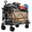 Brown, variant on ACCVER Heavy Duty Collapsible Wagon - Folding Wagons Outdoor Camping Wagon Foldable & Portable w/ All-Terrain Wheels, Drink Holders, 220LBS Capacity, Black