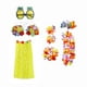 thumbnail image 2 of Conjunto de Disfraces hawaiano Sunnimix Traje de falda Luau 80cm amarillo, 2 of 8