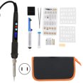 thumbnail image 1 of 42Pcs Digital Display Electric Soldering Iron LCD Screen Wood Burning Kit Pyrography Set, 1 of 5