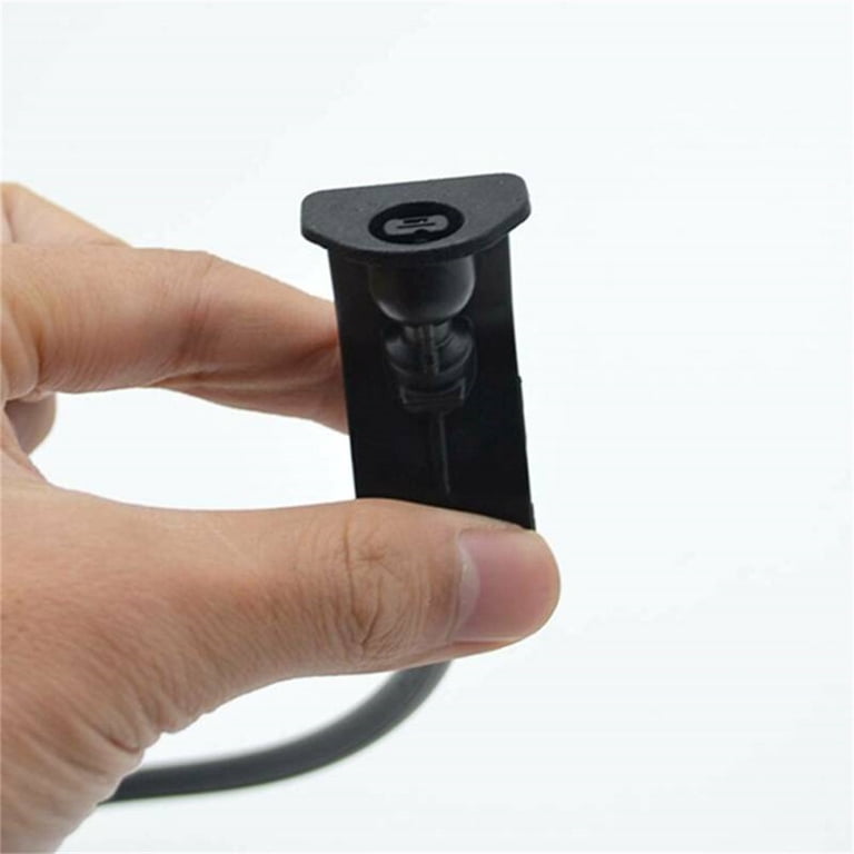 Front Windshield Washer Nozzle Cover Trim – Fits Dodge Charger 2010-2014 – Carbon Fiber Grain