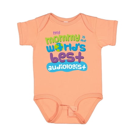 

Inktastic Audiologist Mom Quote Childs Gift Baby Boy or Baby Girl Bodysuit
