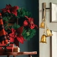 thumbnail image 5 of 3 Pcs Handmade Rustic Christmas Bells, Vintage Iron Bells with Jute Rope for Hanging, 3 Sizes Antique Lucky Bells for Christmas Decor, 5 of 7