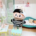 thumbnail image 5 of Mini ropa de peluche para muñecas, traje de 17cm, accesorios para Kpop, Exo, Labubu, Idol, falda, monos, ropa DIY, regalo para niños, 5 of 5