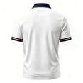 thumbnail image 3 of Zimjoy Men's USA Soccer Jersey Polo Shirts 2026 Country Team Short Sleeve Henley Fan International Football Polo Shirt Retro Streetwear Top Vermilion 2XL, 3 of 6