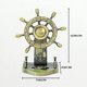 thumbnail image 2 of Adornos de timón de Metal, artesanía Retro de aleación de Zinc, decoración de oficina, modelo de timón de piloto de barco, estatua de adornos, 2 of 4