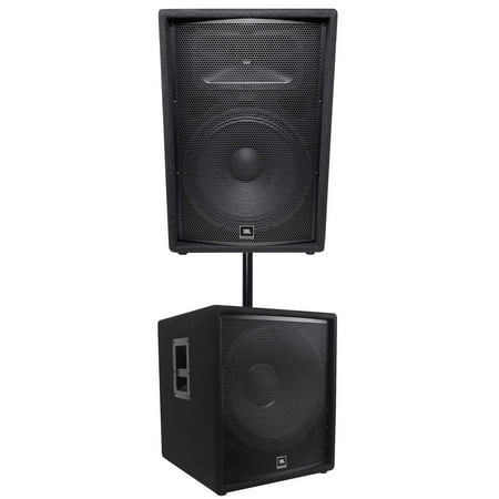 JBL JRX215 1,000 Watt 15" 2-Way DJ P/A Speaker+18" 1,400w Subwoofer Pro Sub