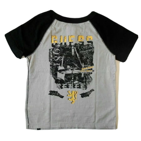 GUESS BOYS SHIRT - BLACK SZ 4 - TOP TEE LOGO BACK KIDS