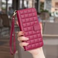 thumbnail image 3 of Wallet Case for Samsung Galaxy S25+ Plus, Detachable Shoulder Strap Hand Wrist Cards Slots Flip Stand Shockproof Premium PU Leather Cover for Samsung Galaxy S25+, Red, 3 of 7