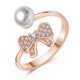 thumbnail image 5 of Anillo hueco de estilo para las mujeres joyas brillantes Trendy anillo de promesa de moda anillo abierto, 5 of 5