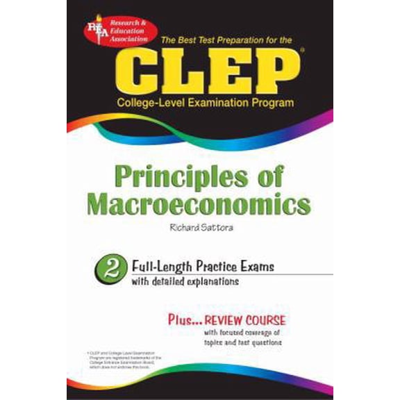 Pre-Owned CLEP Test Preparation: CLEP Principles of Macroeconomics (Paperback)