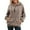 Khaki, variant on Bibifish Womens Lined Hoodies Cream Lined Drawstring Hoodies Warm Thick Oversized Fit Casual Cold Weather Commute Hoodies