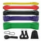 thumbnail image 1 of Juego de bandas de resistencia elástica de 5 uds para hacer ejercicio en casa, Fitness con asas, 1 of 5
