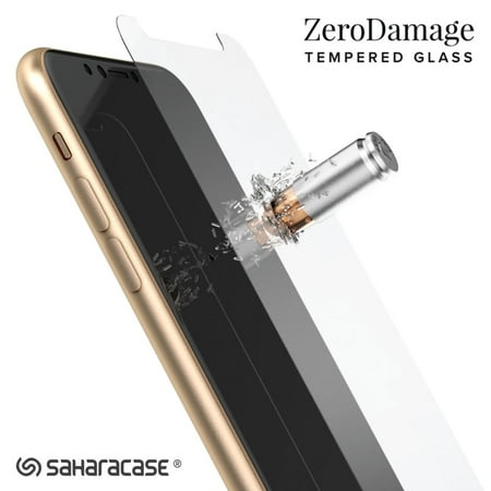 SaharaCase - ZeroDamage HD Glass Screen Protector for Apple® iPhone® X, XS, 11 Pro - Clear