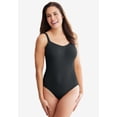 thumbnail image 4 of Secret Solutions Women's Plus Size Instant Shaper Medium Control Seamless Bodysuit, 4 of 6