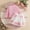 Pink, variant on SYMOID Kids Girl Pink Cotton 2-Piece Outfit Set: Long Sleeve Mock Neck Top & Skirt with 3D Flowers, Skin-Friendly for 6-48 Months Kidss,Size 6 Months