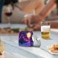 thumbnail image 5 of Yayeee Ashtray with Lid for Cigarette Smokeless Stainless Steel Home Ash Holder, Purple Neon Road, 5 of 7