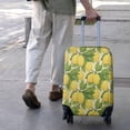 thumbnail image 3 of Yellow Lemon Fruits GreenLeaves Pattern Luggage Cover Fashion Suitcase Cover Baggage Covers Fit 25-28 Inch Luggage (Go Travel), 3 of 5