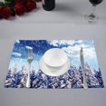 thumbnail image 3 of EREHome PineTree Forest Placemat Plate Holder Set of 4, Table Mats Protector 12x18 inch, 3 of 5