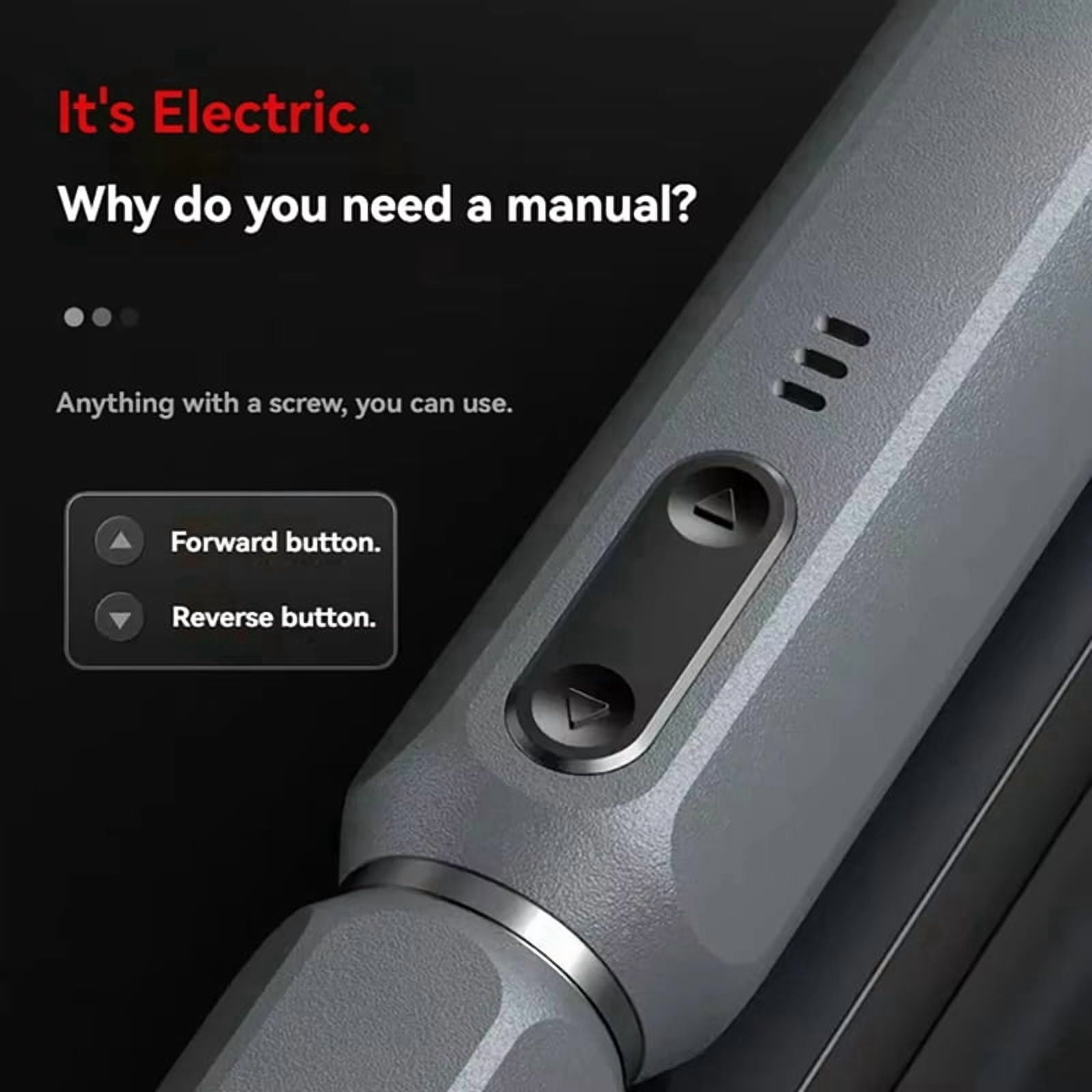 Mini Cordless Electric Screwdriver Manual/Auto Rechargeable Battery Household Small Electric Drill  Driver Bit Tool
