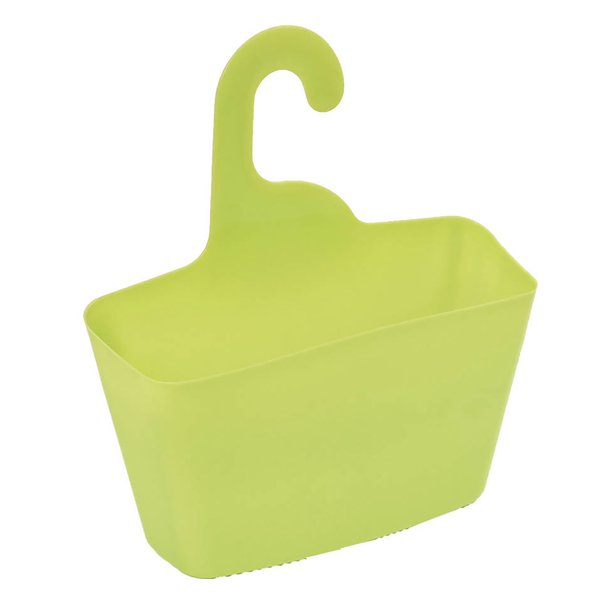 Wall Shower Caddy Plastic Basket with Hanger Green