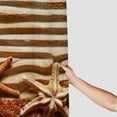 thumbnail image 3 of Orinice Starfish Sandy Beach Bathroom Decor Set Shower Curtain with Hooks, Colorful Luxurious Graphic Print Polyester Fabric, Waterproof and Easy to Install, Multi-Size 69x72, 3 of 7