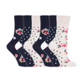 thumbnail image 1 of Gentle Grip - 6 Pairs Ladies Gentle Grip Non Elastic Crew Socks, 1 of 2
