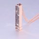 thumbnail image 3 of Colgante retráctil con forma de palo estéreo, nombre grabable para bricolaje, collar de doble diamante para el Día de la Madre y Acción de Gracias, 3 of 6