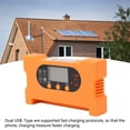 thumbnail image 4 of Controlador De Descarga De Carga Solar, Controlador De Carga Solar De Ajuste Manual Universal Para Carga De Batería De 12 V 24 V, 4 of 7