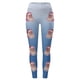 thumbnail image 3 of WILLBEST Leggings de Yoga de Cintura Alta para Mujer, Suaves, Elásticos, con Estampado Navideño, con Bloques de Color, Cómodos para Fitness Y Correr (2804) Chica, 3 of 4
