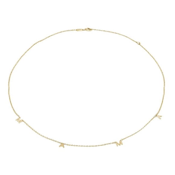 Majesty Diamonds MDR210176 Collier Mama en Or Jaune 14K