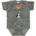 thumbnail image 3 of Inktastic Siberian Husky Dog Puppy Boys or Girls Baby Bodysuit, 3 of 5