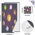 thumbnail image 3 of Dreamtimes 2 Pack Pure Cotton Towel Set, Soft Highly Absorbent Machine Washable Candy Planets Solar System Bath Towels for Pool,Sports, Yoga, Travel, 3 of 7
