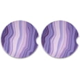thumbnail image 2 of FREEAMG Purple Marble Texture Car Coaster for Cup Holders,2 PCS Absorbent Ceramic Car Cup Coasters Universal Vehicle Non-Slip Car Cup Holder Coaster, 2 of 6