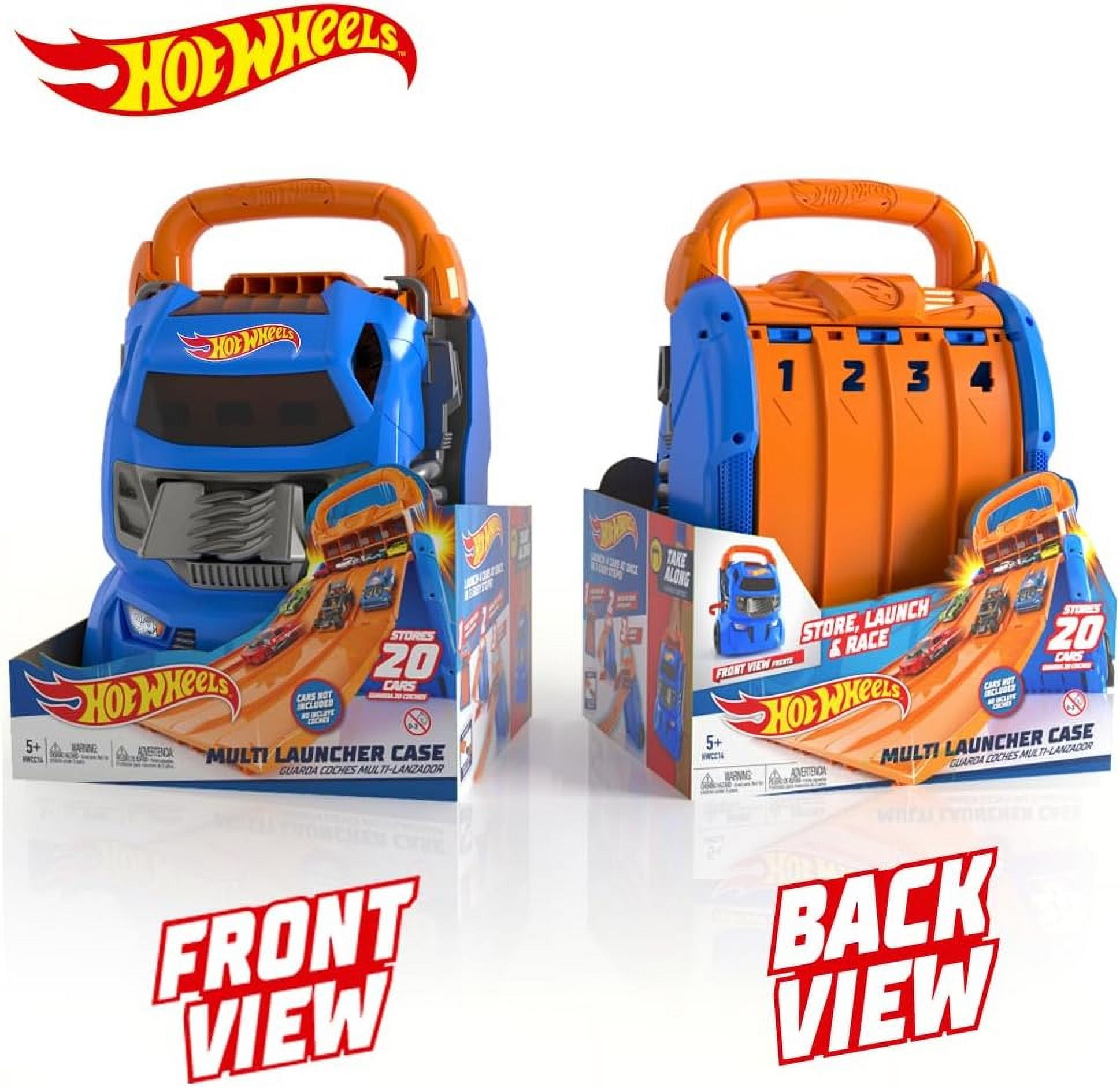 Hot Wheels Car Case Launcher Stores up to 20 cars
