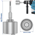 thumbnail image 2 of SDS-Plus T Post Ground Rod Driver, Drill Bit Driver Hammer Converter for Grounding Rods A, 2 of 7