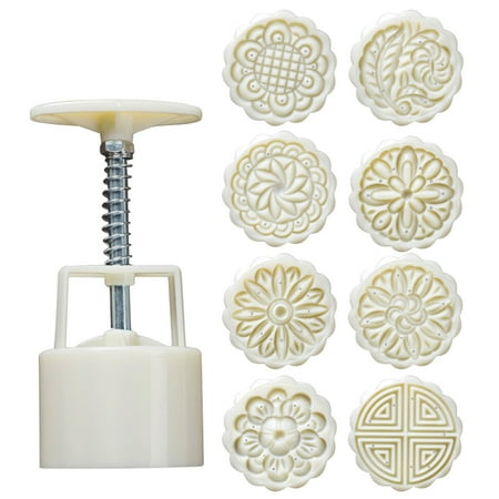 

Fattazi Molds Flower Mooncake Square Festival Mid-Autumn Powerful Circle DIY Traditional Cake Mould
