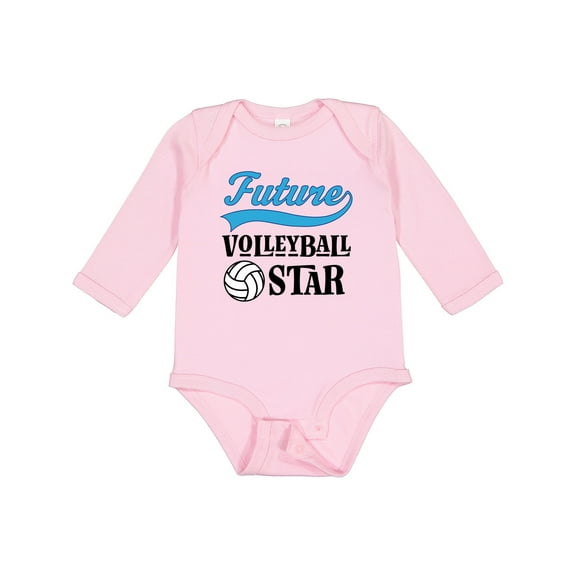 Inktastic Future Volleyball Star Boys Long Sleeve Baby Bodysuit