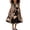 1232Black2487, variant on Rggeeun Toddler Summer Sleeveless Leaf Printed Girls Dress Cozy Casual O-Neck Sundress