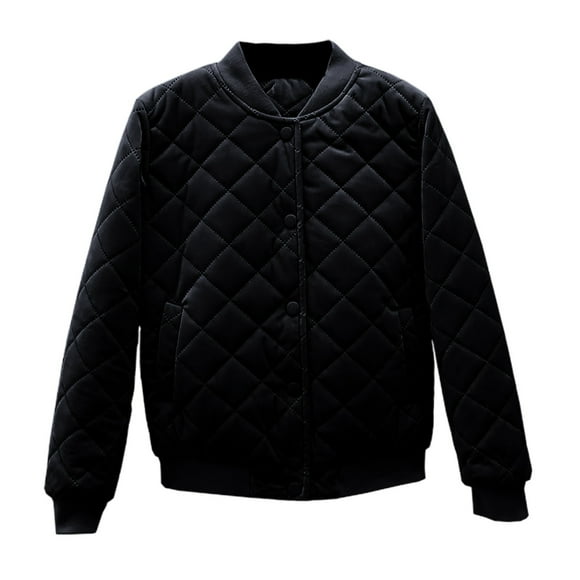 Tyidzon Women Warm Pocket Coat Turn Down Collar Long Jacket Winter Down Parkas
