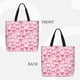 thumbnail image 2 of Fotbe Pink bows Bolsa Tote con Estampado para Mujer, Bolsos con Cremallera, Bolsa de Hombro Casual de Gran Capacidad con Bolsillos Internos, 2 of 7