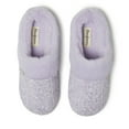 thumbnail image 5 of Dearfoams Womens Claire Cable Knit Chenille Clog House Slipper, 5 of 7