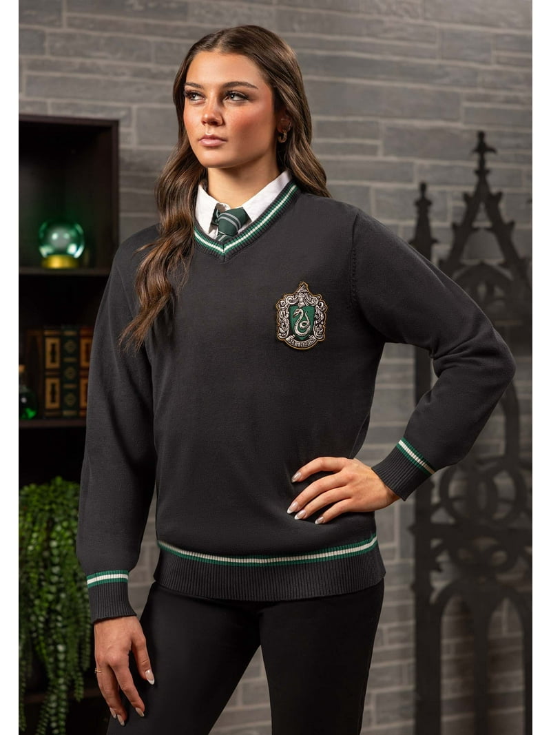 Potter Quidditch Jumper Slytherin Uniform Sweater Harry Potter