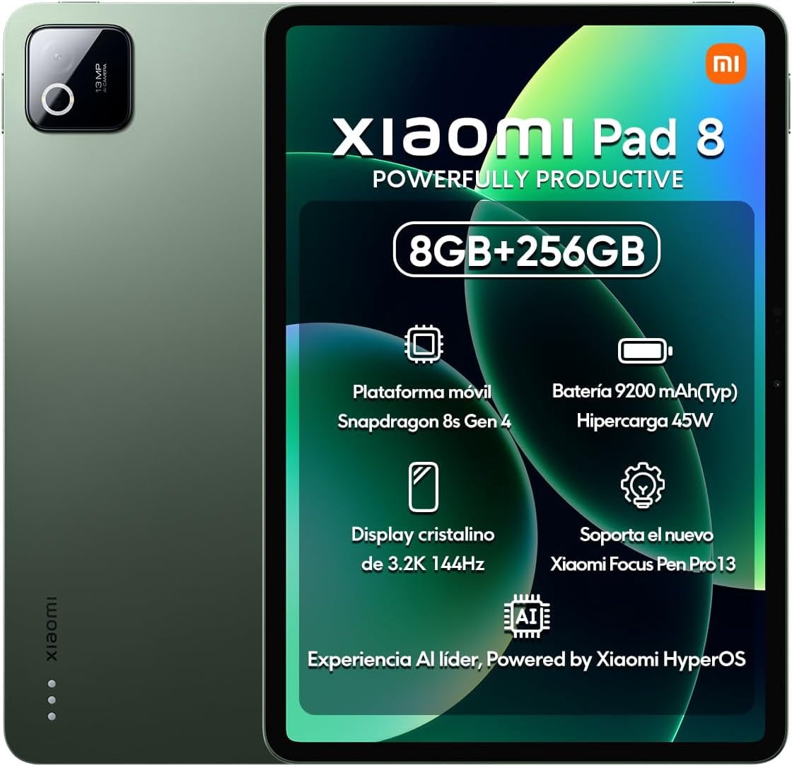 Xiaomi, Pad 7 Ai WiFi, 256GB 8GB, Blue, 11.2 inches 3.2K 144Hz