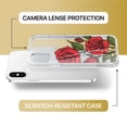 thumbnail image 6 of Case Yard iPhone-XS-Max Case Clear Soft & Flexible TPU Ultra Low Profile Slim Fit Thin Shockproof Transparent Bumper Protective Cover Drop Protective Cell Phone Cases (Rose Bouquet), 6 of 8