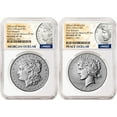 thumbnail image 1 of 2 Coin 2025 Morgan and Peace Reverse Proof Dollar Set NGC RP70 FR MP, 1 of 4