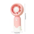 thumbnail image 3 of EGNMCR Home Appliances Handheld Fan Mini USB Rechargeable Small Fan Portable Outdoor Student Small Fan Plastic rechargeable fan, 3 of 6