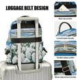 thumbnail image 4 of Casual White Roses Snowy Mountains Sky Backpack for School,College and Travel, Water Resistant Bookbag,, 4 of 7